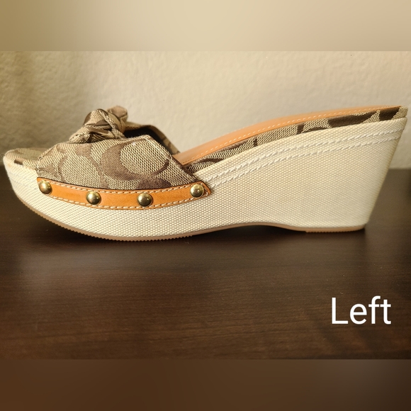 Coach Lorah Signature Sandals size 8 - Picture 6 of 11